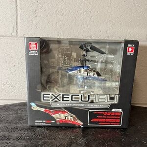 Wireless Indoor Helicopter - Blue